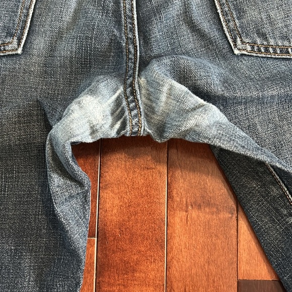 American Eagle Outfitters Men’s Dark Blue Relaxed Straight Jeans Size 33/34 - Picture 6 of 6